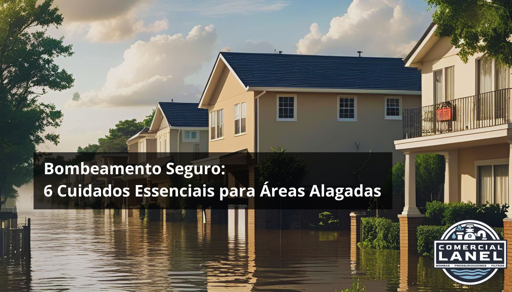 a row of houses with water in the front