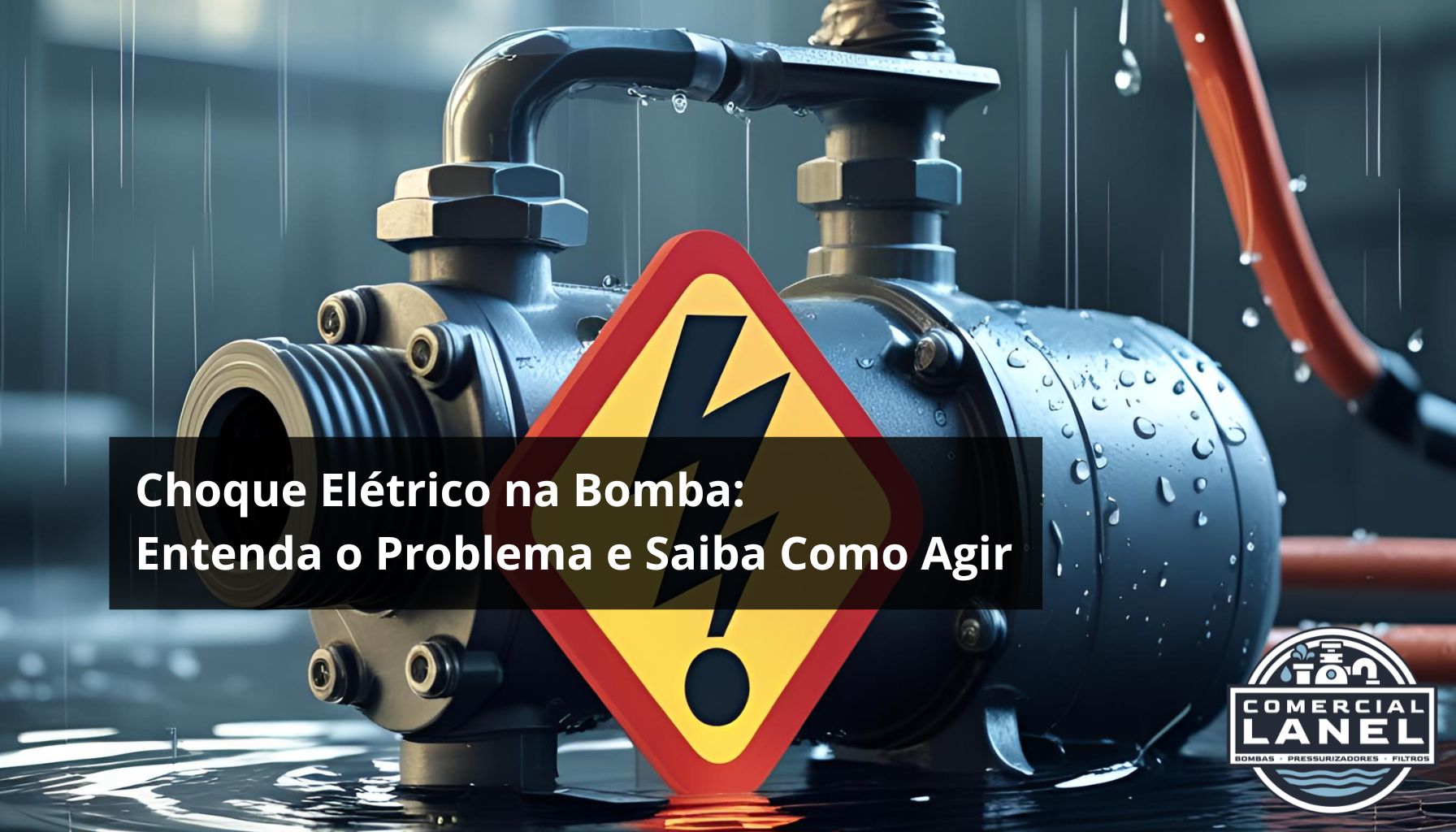Choque elétrico na bomba