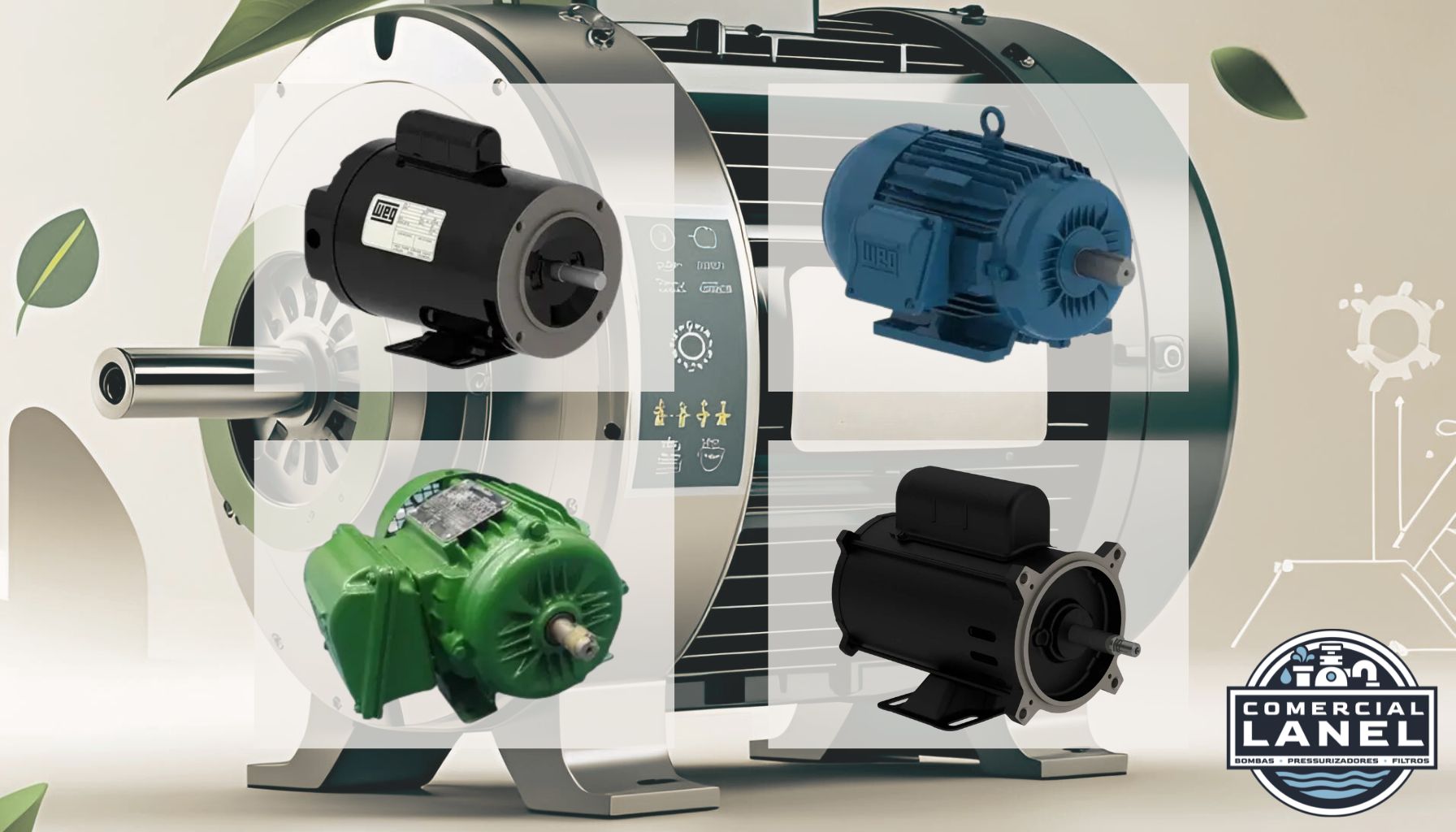 Motores Eeétricos para bombas de água
