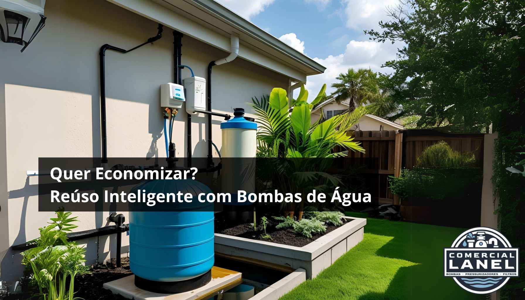 Quer Economizar? Reúso Inteligente com Bombas de Água