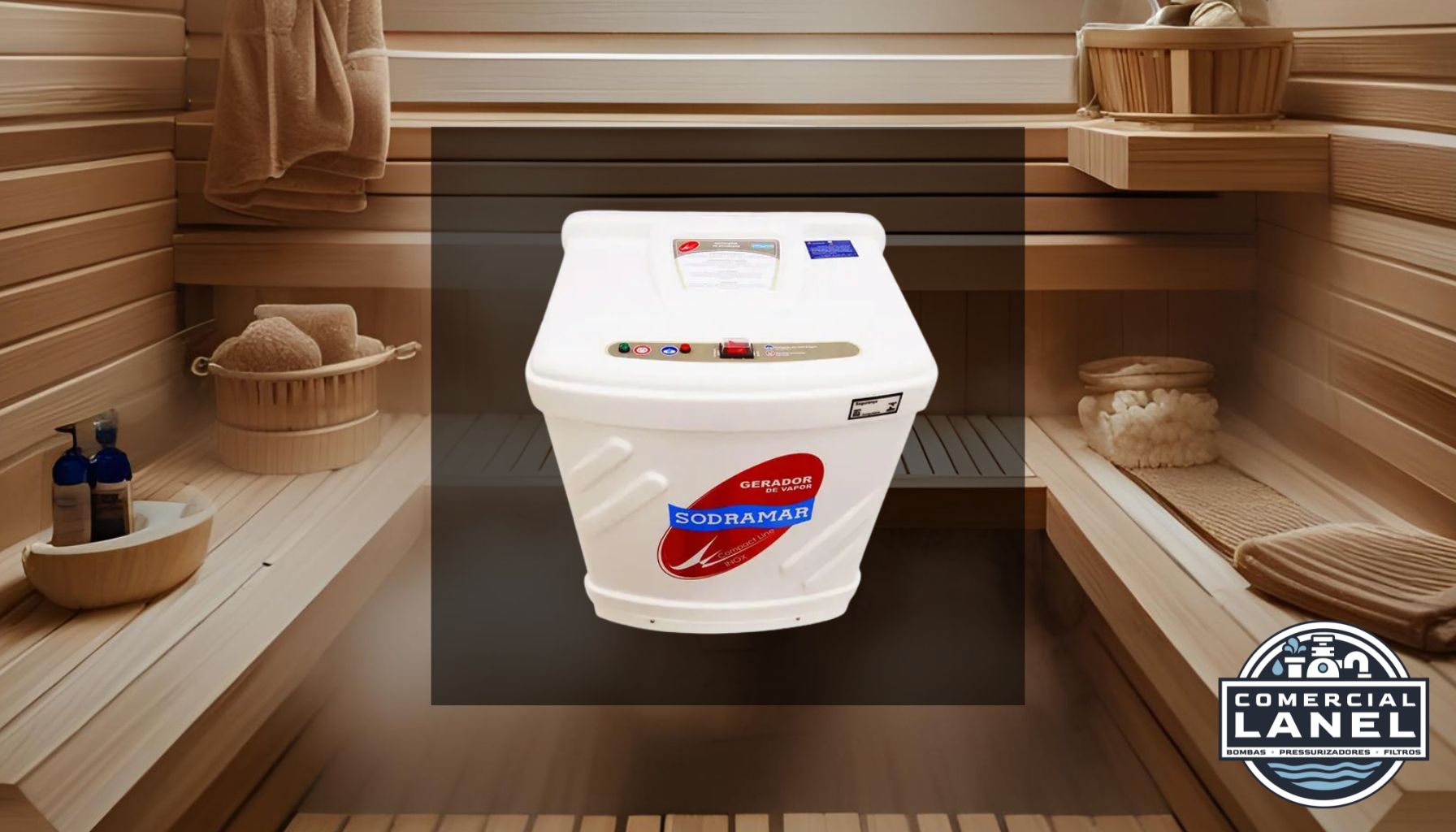 gerador de vapor sodramar 12w