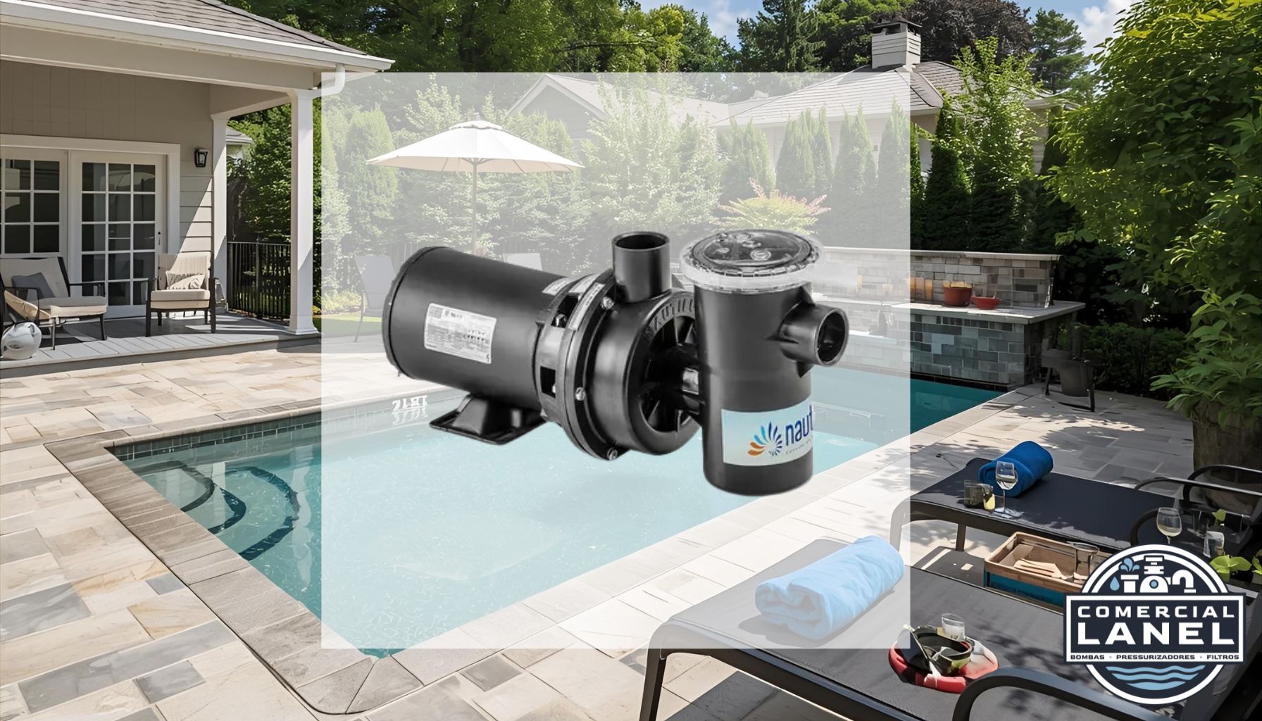Bomba Piscina Nautilus NBF-5 1,5CV