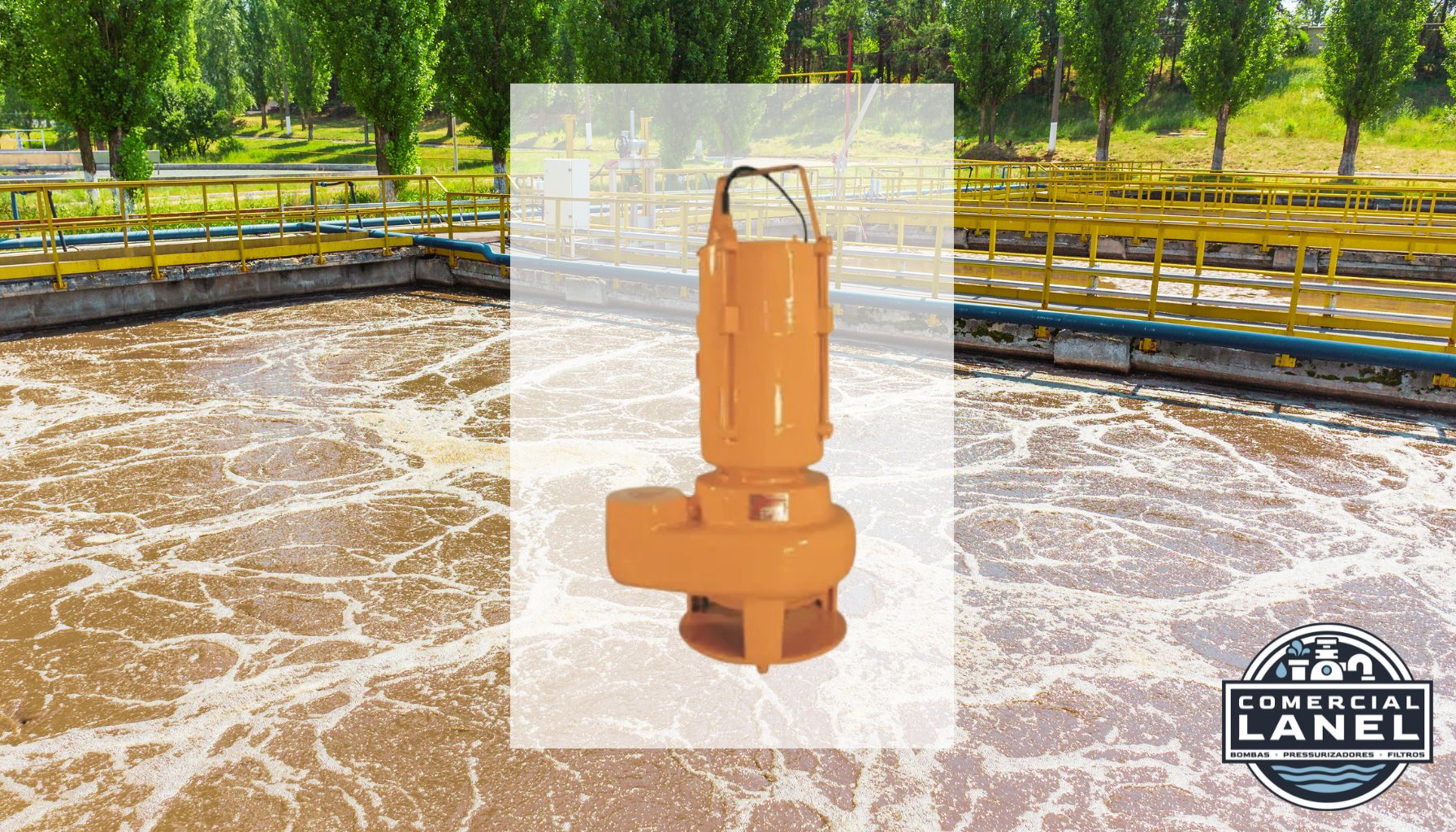 Bomba Submersível Esgoto Thebe TSB-250 3,0CV 380V Trifásica