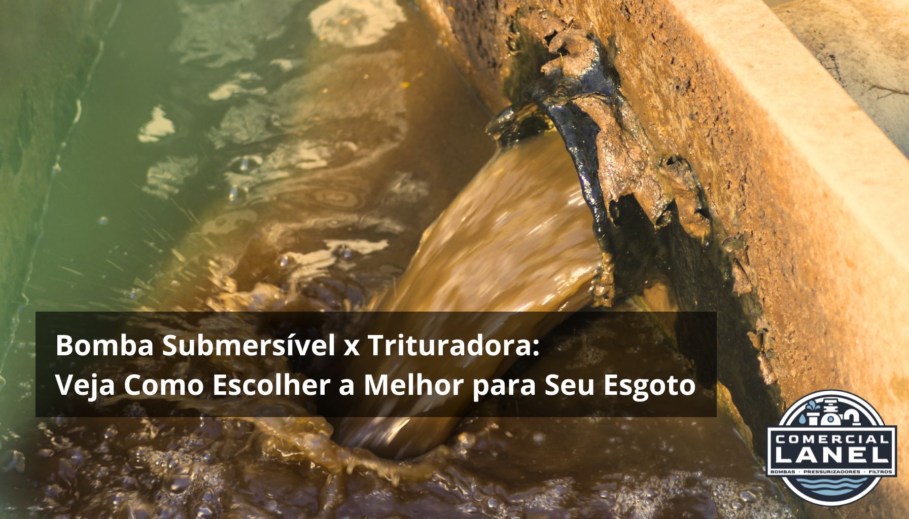 Bomba Submersível x Trituradora: Veja Como Escolher a Melhor para Seu Esgoto