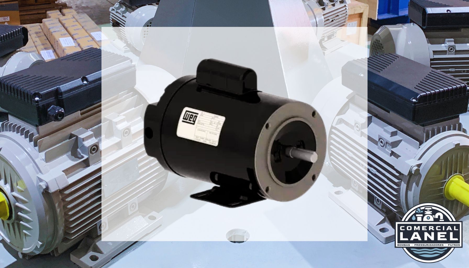 Motor Elétrico WEG 1,5CV 110/220V