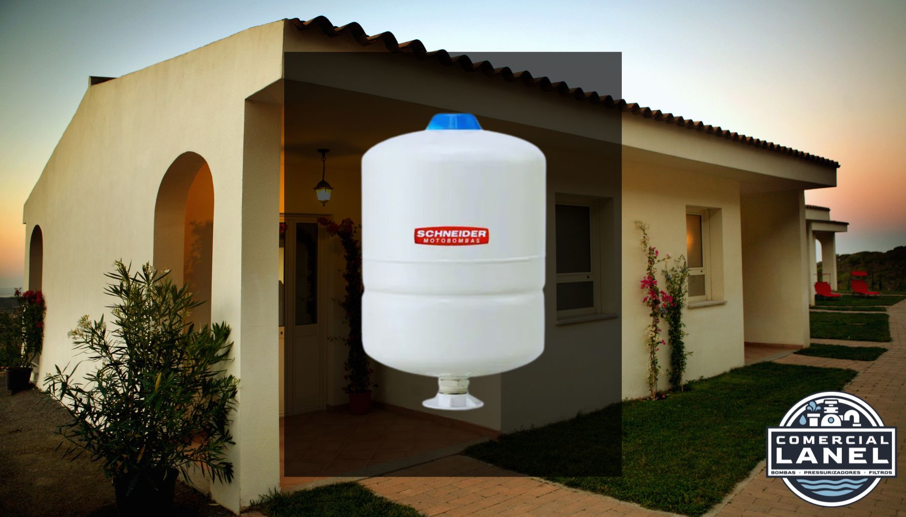 Tanque de Expansão Schneider TAP-02V Vertical